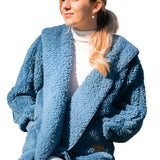 Nordic Beach Cozy Cardigan Blue Denimn