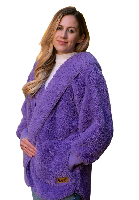 Nordic Beach Cozy Cardigan Lavender Mist
