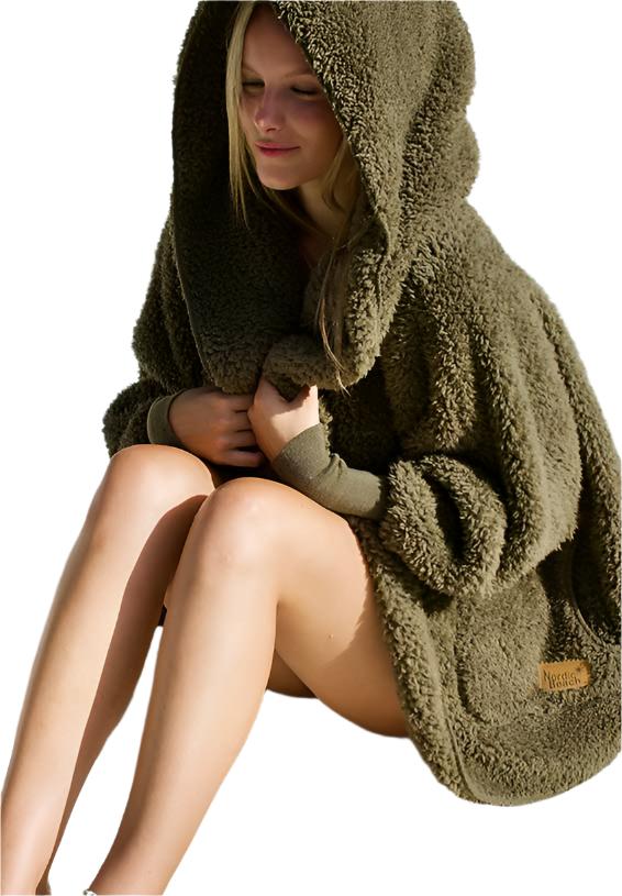 Nordic Beach Cozy Cardigan Olive U