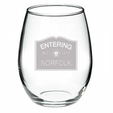 Norfolk Glassware - Entering Norfolk Stemless - INC 1870