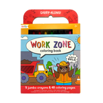 OOLY Carry Along Crayon & Coloring Book Work Zone