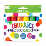 OOLY Chunkies Paint Sticks Classic 6 Pack