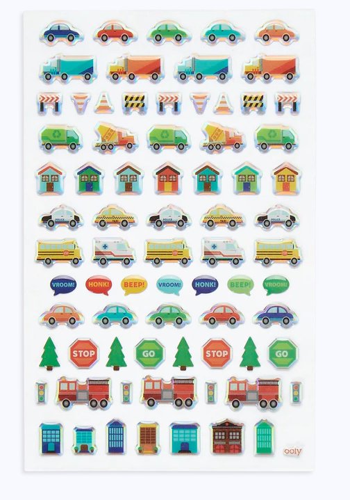 OOLY - Itsy Bitsy Stickers  Workin' Wheels