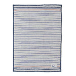 Open view of  Barefoot Dreams Moonlight Multi CozyChic Narwhal Stroller Blanket, available at Be Charmed