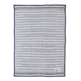 Open view of  Barefoot Dreams Moonlight Multi CozyChic Narwhal Stroller Blanket, available at Be Charmed