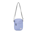 A compact and lightweight weather-resistant thistle Ori Bond Pocket Crossbody Bag with functional zip pockets, available at Be Charmed.