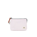 A compact, weather-resistant Transcendent Pink Ori Carnaby canvas zip-around wallet with internal card slots, available at Be Charmed.