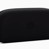 Black Peepers silicone eyeglass case in soft, flexible material—ideal for protecting reading glasses or sunglasses. Lightweight and travel-friendly. Available at Be Charmed.