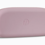 Lilac Peepers silicone eyeglass case in soft, flexible material—ideal for protecting reading glasses or sunglasses. Lightweight and travel-friendly. Available at Be Charmed.