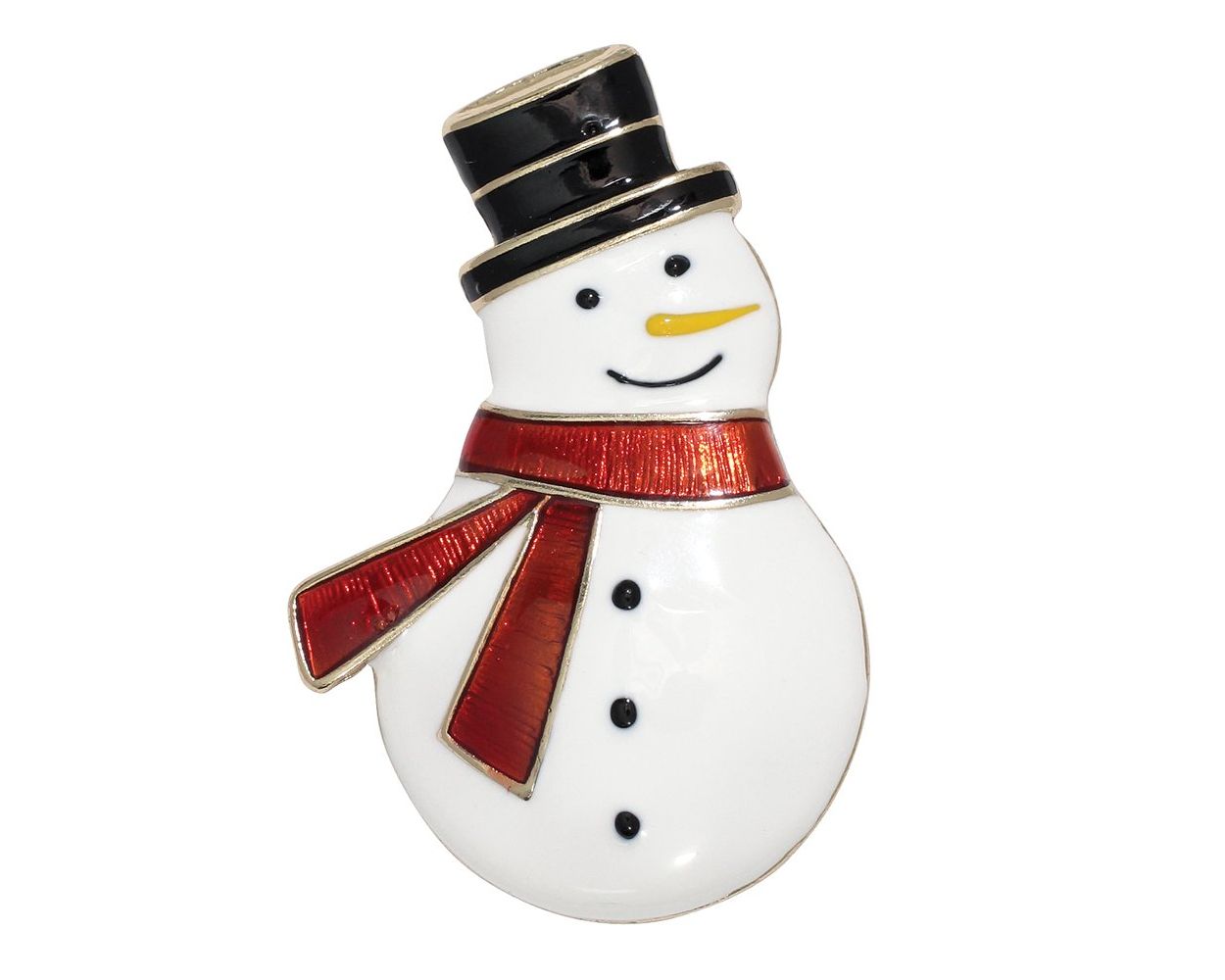Periwinkle - Pin - Jolly Snowman with Scarf