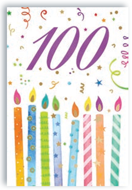 Pictura - 100th Birthday Card