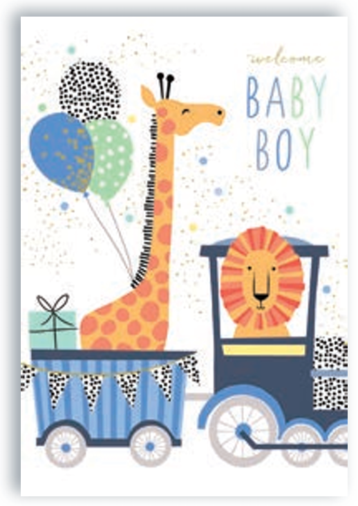 Pictura - Baby Boy Card