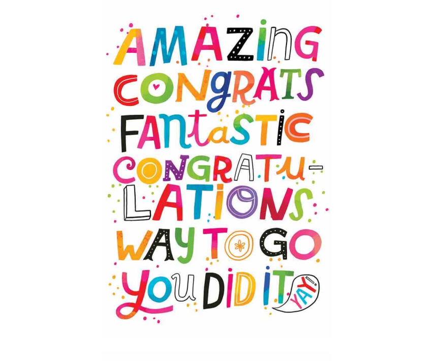 Pictura - Congratulations Card - 61634