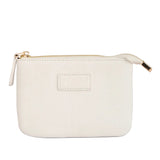 Pom Pom London Chelsea leather coin purse with RFID protection and gold hardware available at Be Charmed.