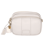 Stone Pom Pom London Original Bag – classic handcrafted leather crossbody with adjustable and interchangeable straps. Available at Be Charmed.