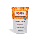 Poppy Handcrafted Popcorn Pimento Cheese – savory Southern-style popcorn with bold cheese flavor, perfect for sharing or gifting. Available at Be Charmed