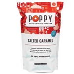 Poppy Handcrafted Popcorn Salted Caramel flavor featuring buttery caramel and sea salt in a sweet, gourmet snack, handcrafted and available at Be Charmed