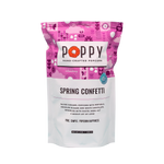 Poppy Handcrafted Spring Confetti popcorn with colorful sweet coating and gourmet crunch, festive snack perfect for gifting, Available at Be Charmed