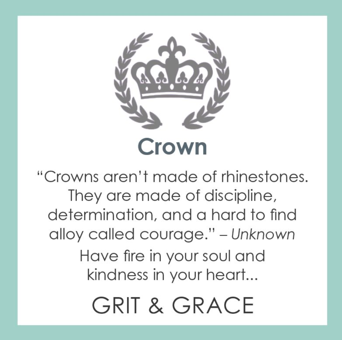 Product Card for Lola Crown Pendant. Available at Be Charmed