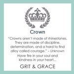 Product Card for Lola Crown Pendant. Available at Be Charmed