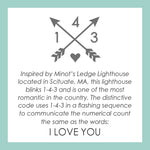 Product card for Lola 143 I Love You Pendant. Available at Be Charmed