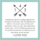 Product card for Lola 143 I Love You Pendant. Available at Be Charmed