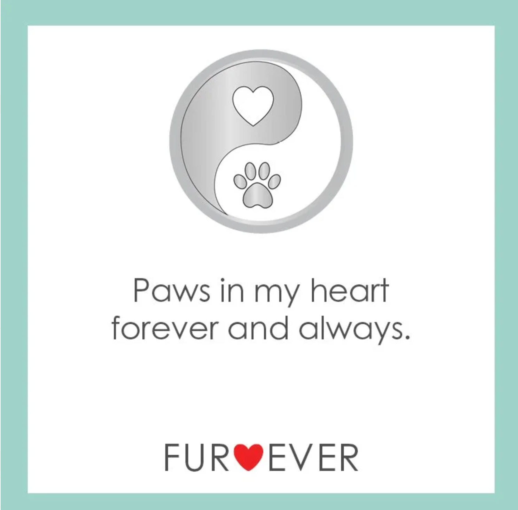 Product card for Lola Pendant Furever All Gold . Available at Be Charmed