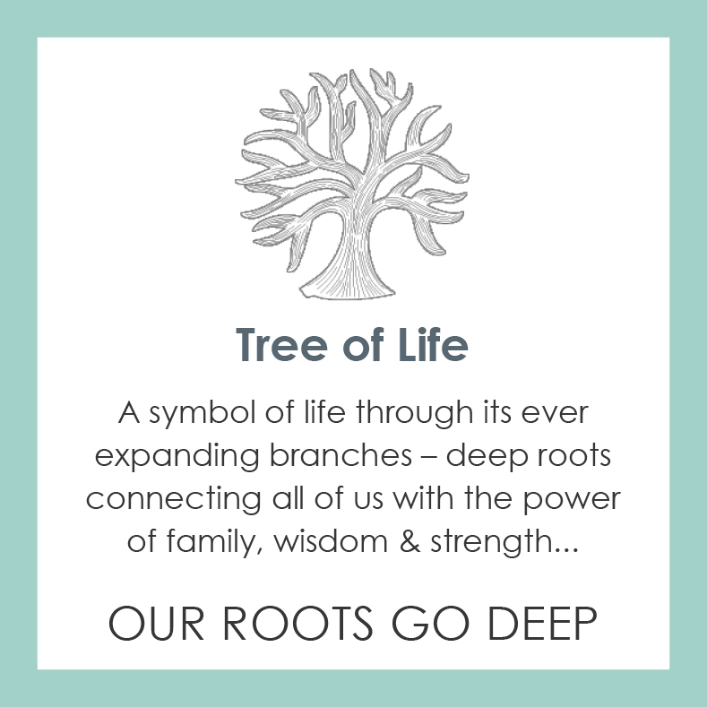 Product Card for Lola Tree of Life Pendant. Available at Be Charmed