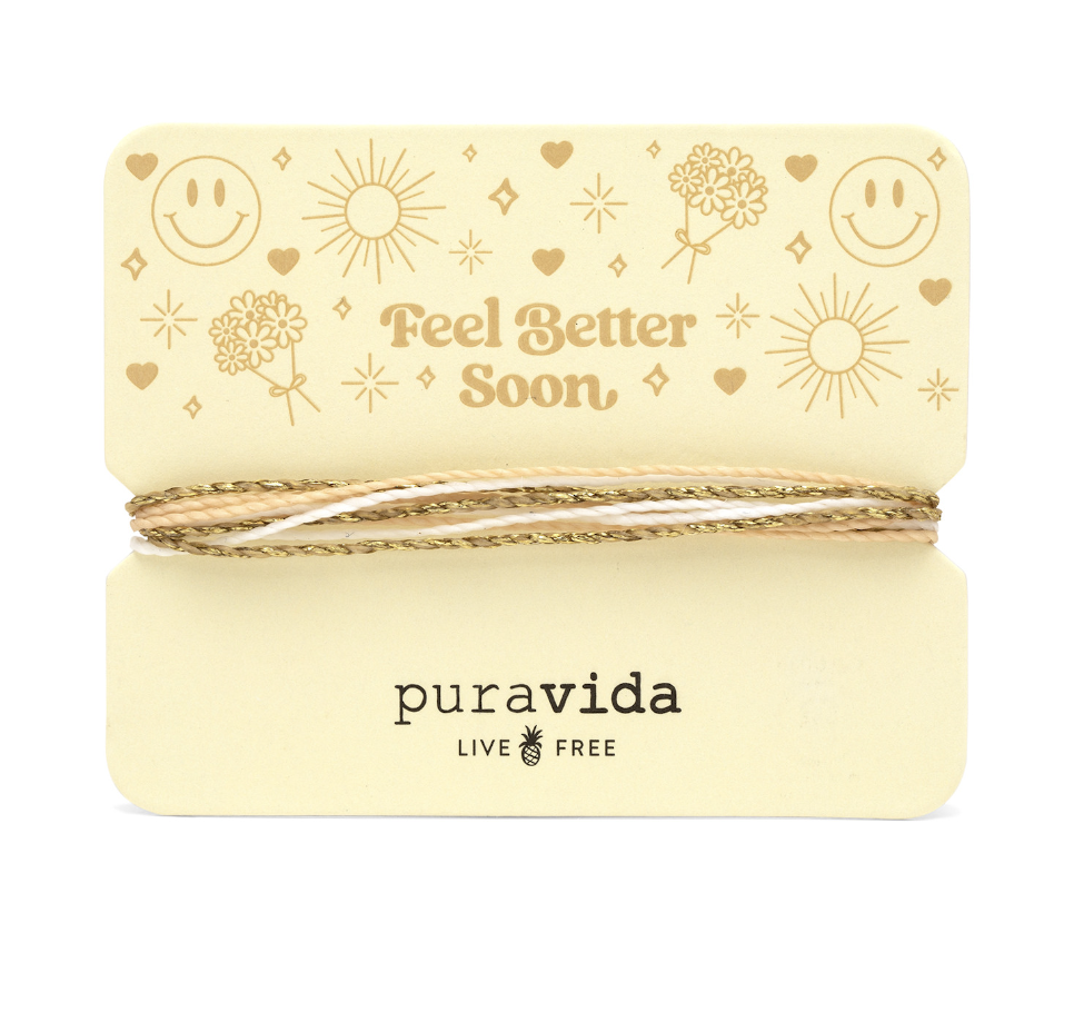 Pura Vida Feel Better Soon Original Bracelet available at Be Charmed