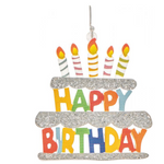 Rain - Multicolor Happy Birthday Cake Earrings