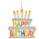 Rain - Multicolor Happy Birthday Cake Earrings