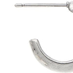 Rain Silver Little 1/2" Hypoallergenic Post Hoop Earrings – classic small hoops with hypoallergenic posts for sensitive ears. Available at Be Charmed