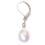 Rain - Silver Pearl Earring