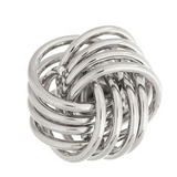 Rain - Silver Wire Love Knot Post Earring