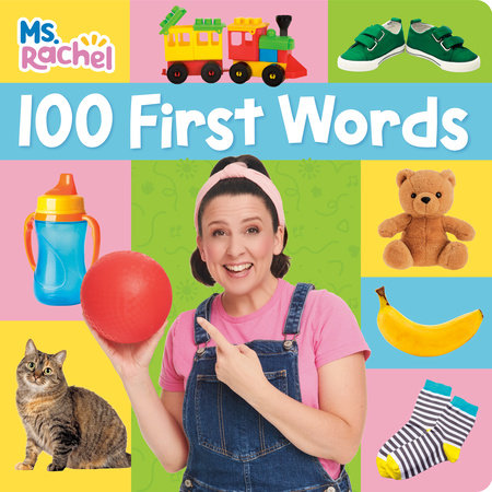 Ms. Rachel 100 First Words children’s book – teaches speech and vocabulary for toddlers and preschoolers. Available at Be Charmed.