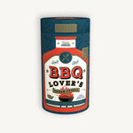 Colorful 500‑piece BBQ Lover’s jigsaw puzzle featuring grilling tools and regional BBQ styles—Available at Be Charmed
