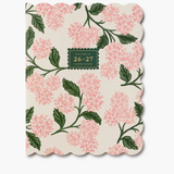 Rifle Paper Co. 2027 Pink Hydrangea 12-month academic planner featuring floral artwork, available at Be Charmed.