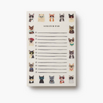 A Rifle Paper Co. Cool Cats notepad featuring charming feline illustrations, available at Be Charmed.