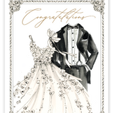 Rosanne Beck - Congratulations Card - Formal Wedding