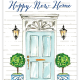 ✅ Alt Text (Improved):
Rosanne Beck handpainted greeting card featuring a welcoming front door design with “Happy New Home” message—perfect for housewarmings, at Be Charmed.