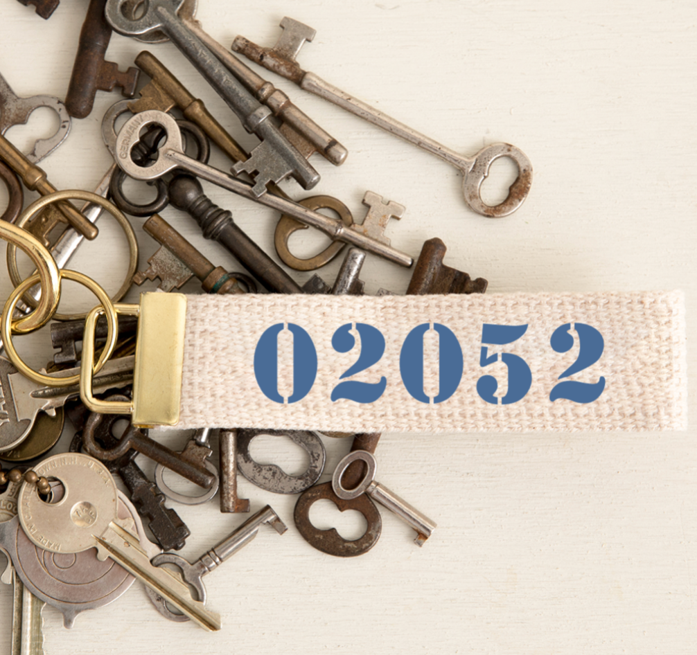 Rustic Marlin 02052 Keychain - Handcrafted in New England, this keychain adds local charm to your essentials. Available at Be Charmed Gifts.
