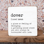 Rustic Marlin Dover Definition 6x6 Block - Handcrafted in New England, this block adds local charm to your décor. Available at Be Charmed