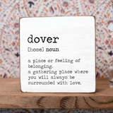Rustic Marlin Dover Definition 6x6 Block - Handcrafted in New England, this block adds local charm to your décor. Available at Be Charmed