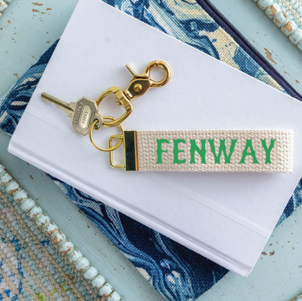 Rustic marlin keychain in Fenway design, decorative accessory and gift idea. Available at Be Charmed