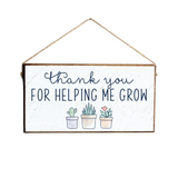 Rustic Marlin Thank You Grow twine sign, farmhouse decor and gift by Be Charmed, Available at Be Charmed