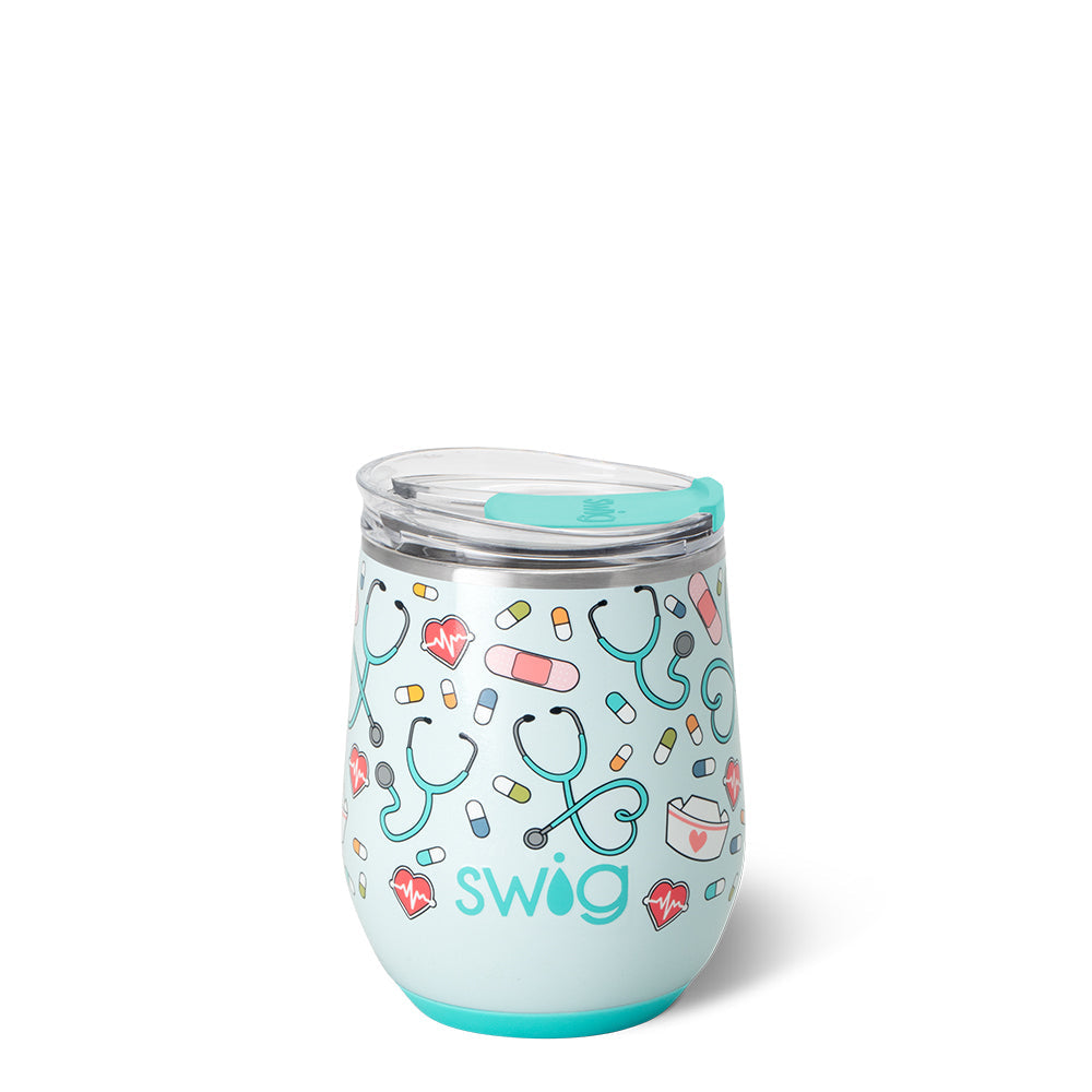 Swig Scrub Life Stemless Wine Cup 12oz