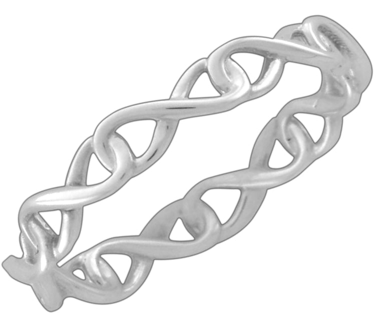 Wheeler Interlocking Sterling Silver Ring 