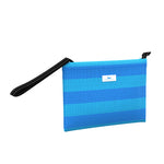 Scout French Blue and Pool Cabana Clutch