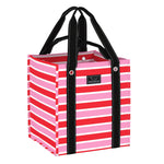 Scout Candy Striper Bagette Market Tote reusable grocery bag with reinforced bottom & dual straps – available at Be Charmed