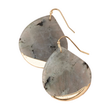 Scout Curated Wears - Earrings - Stone Dipped Teardrop